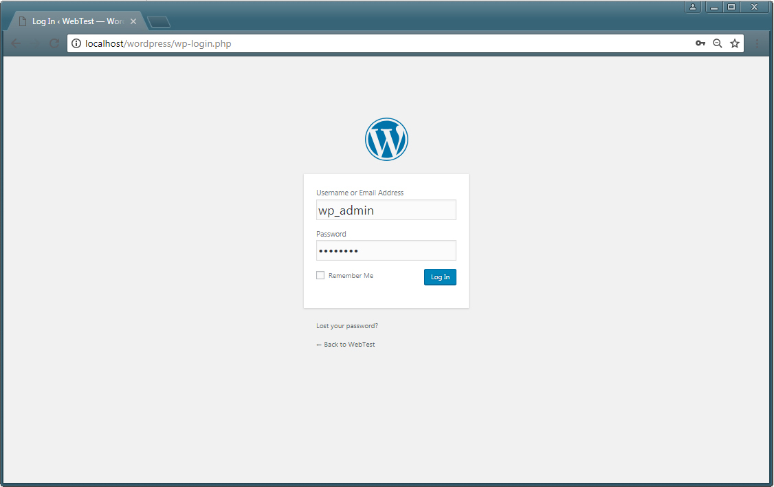 install WordPress 4